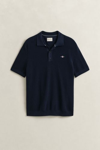 GANT Polopullover aus strukturierter Baumwolle L