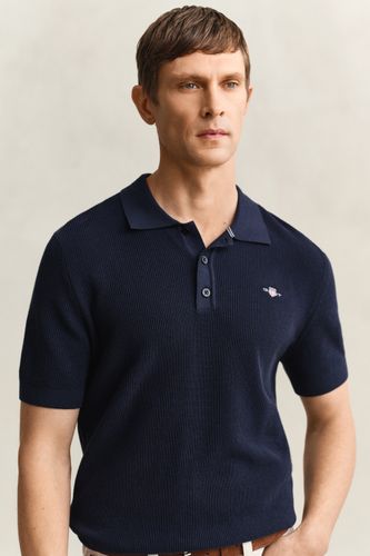 GANT Polopullover aus strukturierter Baumwolle