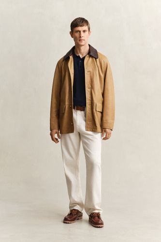 GANT Polopullover aus strukturierter Baumwolle