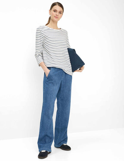 BRAX Gestreiftes Langarmshirt "Bonnie"