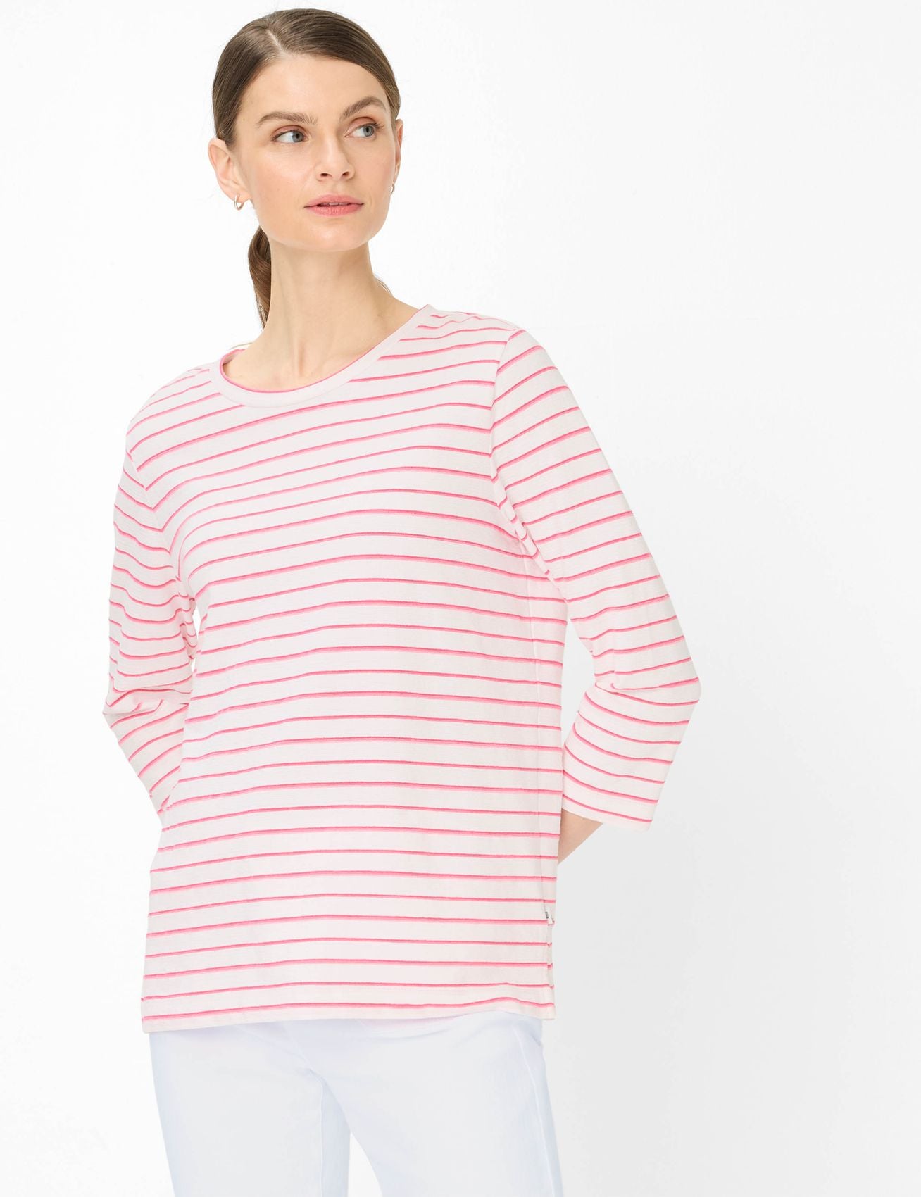 BRAX Gestreiftes Langarmshirt "Bonnie"