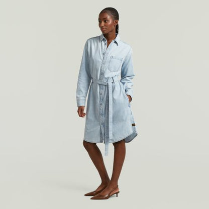 G-STAR Shirt Dress Belt l\s wmn