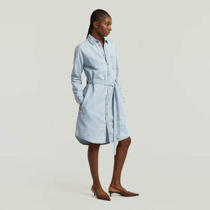 G-STAR Shirt Dress Belt l\s wmn