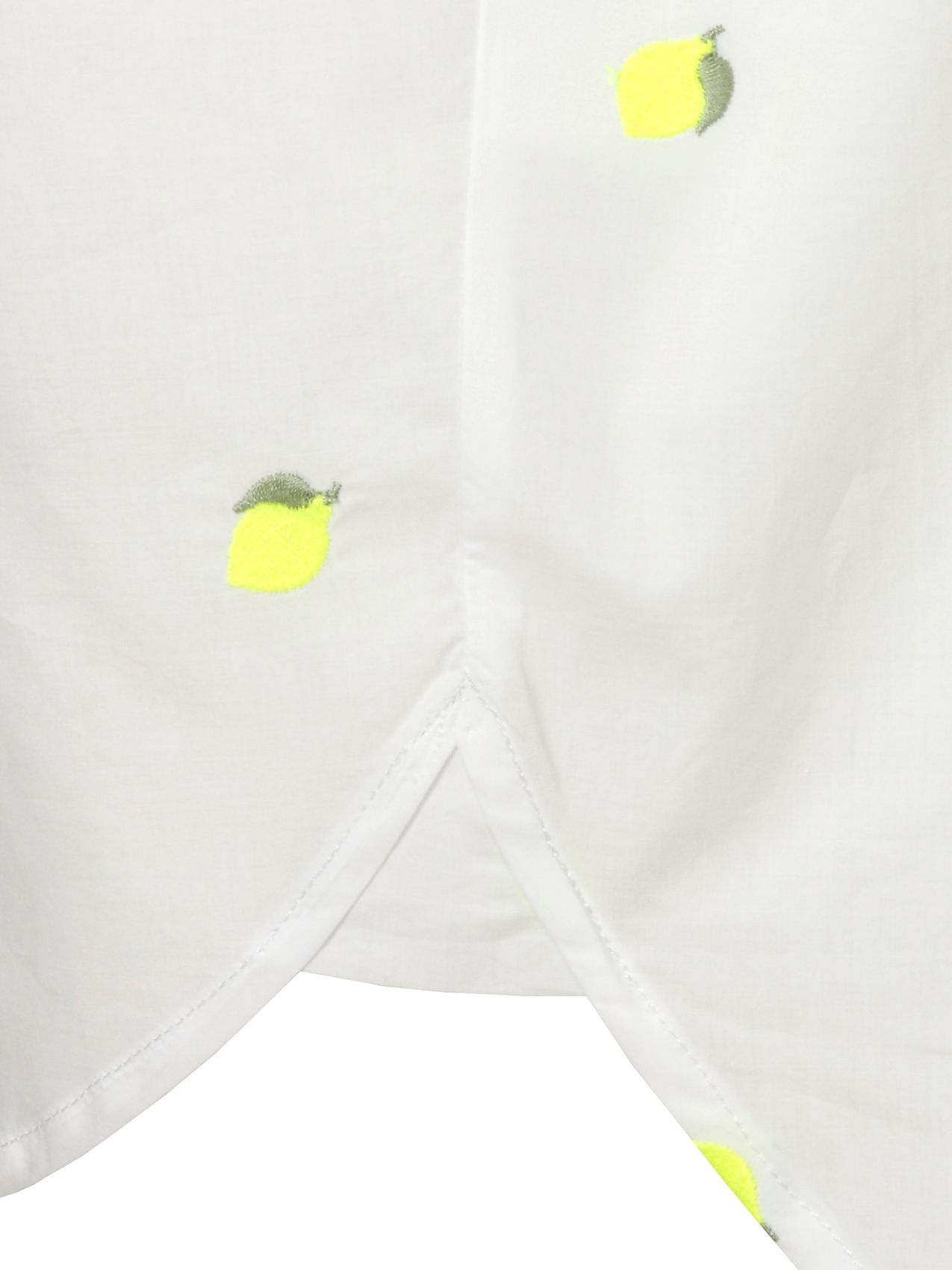 Bluse Hemdkragen 1/1 Arm  Stickerei