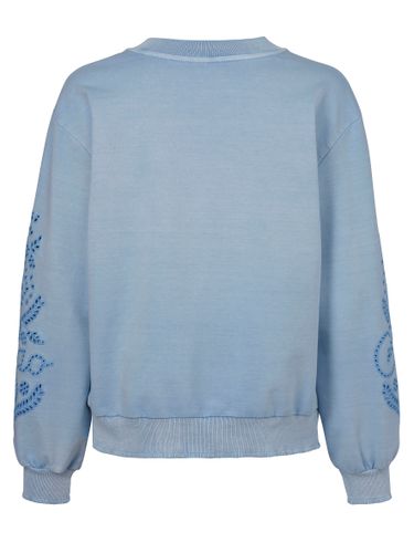 VIA APPIA Sweatshirt Rundhals 1/1 Arm Motiv Stickerei