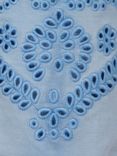 VIA APPIA Sweatshirt Rundhals 1/1 Arm Motiv Stickerei