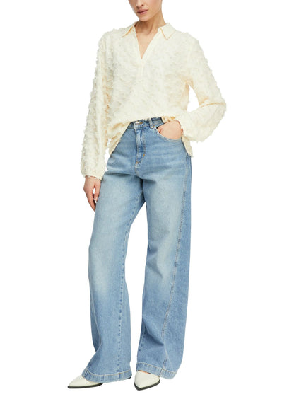 COMMA Jacquard-Bluse mit 3D-Struktur