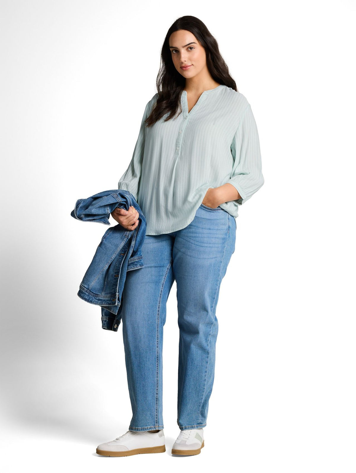 TOM TAILOR Plus Size - Bluse mit Streifenmuster