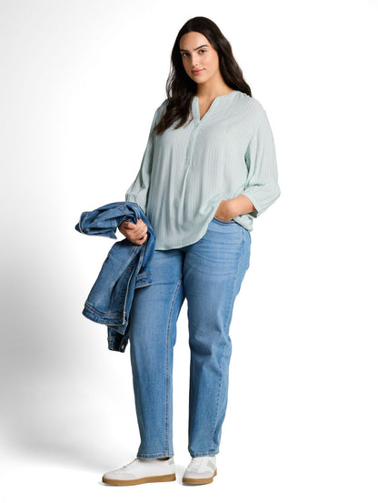 TOM TAILOR Plus Size - Bluse mit Streifenmuster