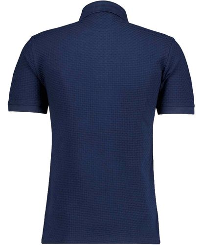 RAGMAN Poloshirt Jacquard, mercerisierte Baumwolle