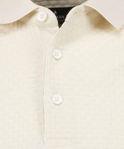RAGMAN Poloshirt Jacquard, mercerisierte Baumwolle