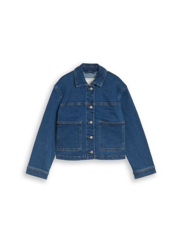TOM TAILOR Cropped Jeansjacke mit Stretch 164
