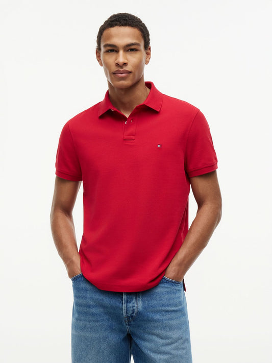 TOMMY HILFIGER 1985 Regular Fit Pique Polo Shirt L