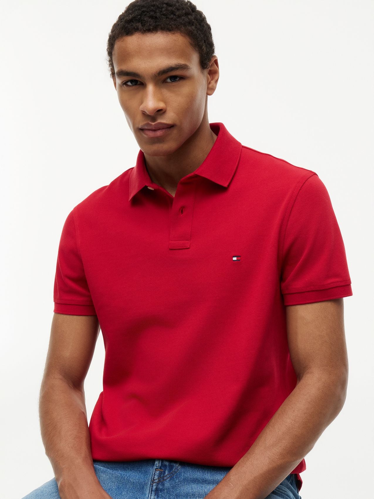 TOMMY HILFIGER 1985 Regular Fit Pique Polo Shirt