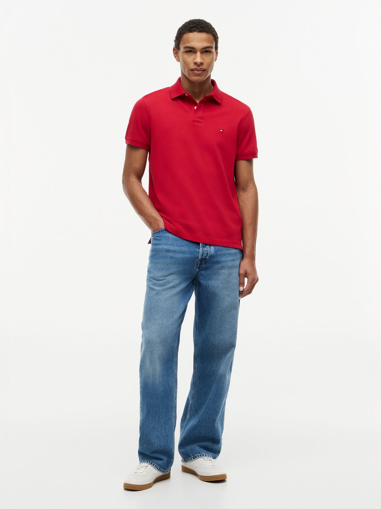 TOMMY HILFIGER 1985 Regular Fit Pique Polo Shirt