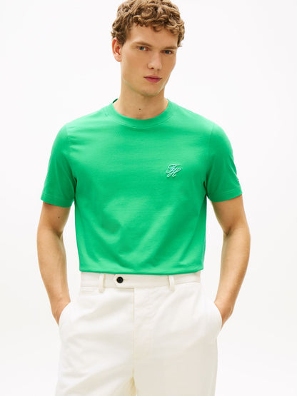 TOMMY HILFIGER Logo Embroidery Jersey T-Shirt