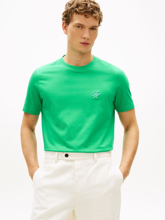 TOMMY HILFIGER Logo Embroidery Jersey T-Shirt