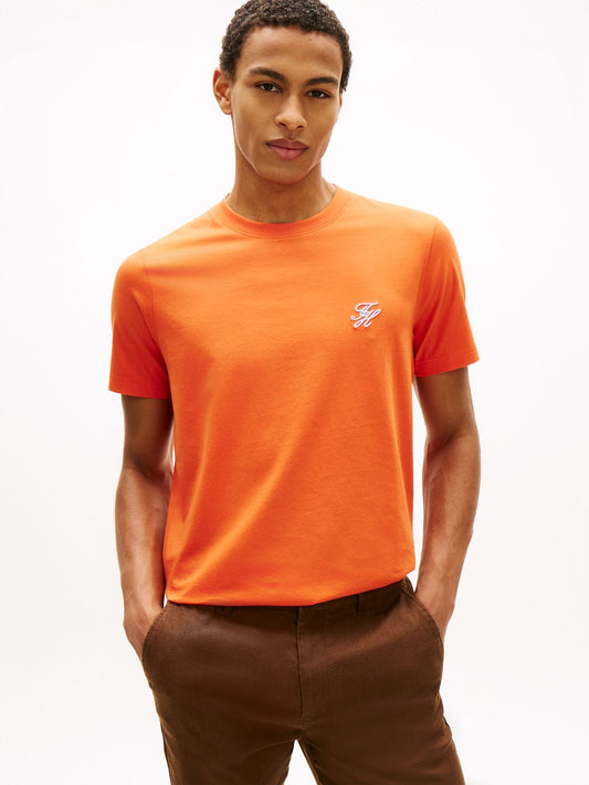 TOMMY HILFIGER Logo Embroidery Jersey T-Shirt