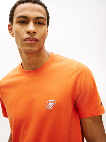 TOMMY HILFIGER Logo Embroidery Jersey T-Shirt