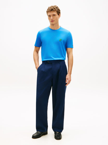 TOMMY HILFIGER Logo Embroidery Jersey T-Shirt