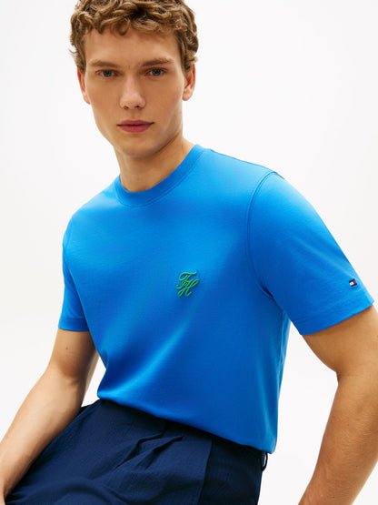 TOMMY HILFIGER Logo Embroidery Jersey T-Shirt