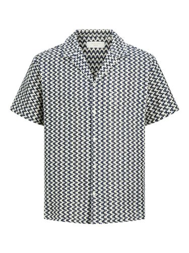 JACK & JONES JORMONTAUK CROCHET SHIRT SS SA26 PLS