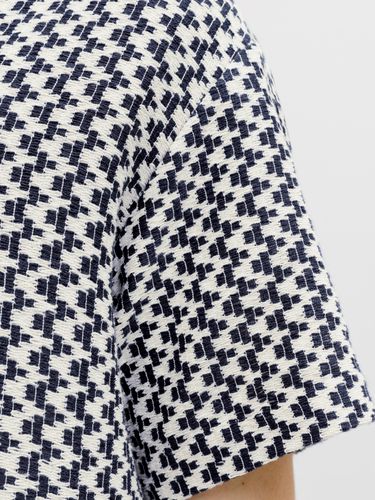 JACK & JONES JORMONTAUK CROCHET SHIRT SS SA26 PLS