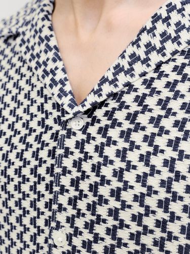 JACK & JONES JORMONTAUK CROCHET SHIRT SS SA26 PLS