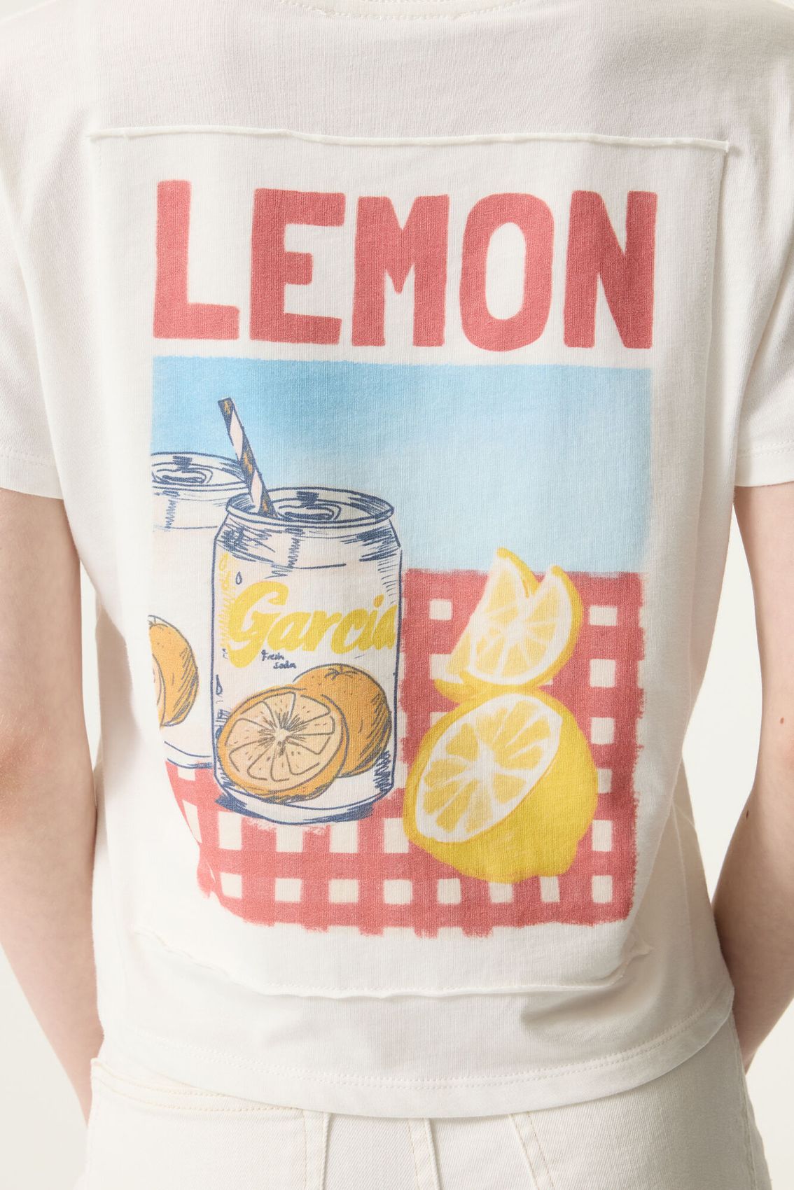 GARCIA T-Shirt mit Rückenprint