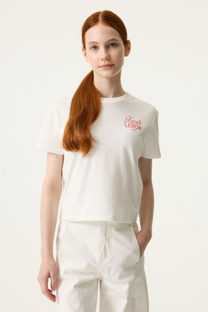 GARCIA T-Shirt mit Rückenprint