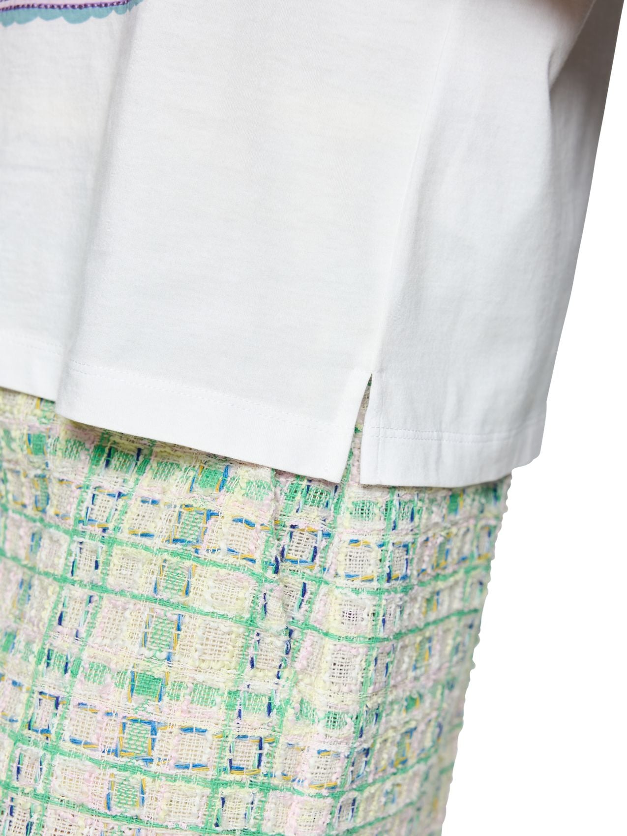 MARC CAIN Verziertes Baumwollshirt