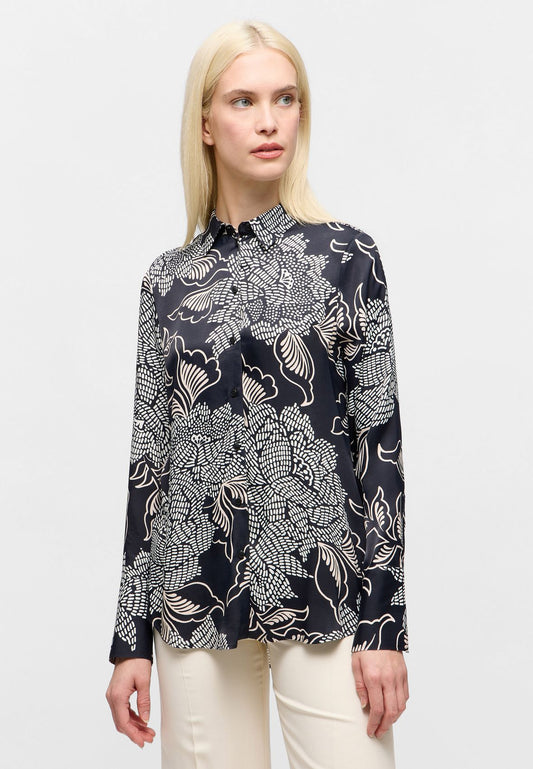 ETERNA Bluse Viskose Langarm Langarm