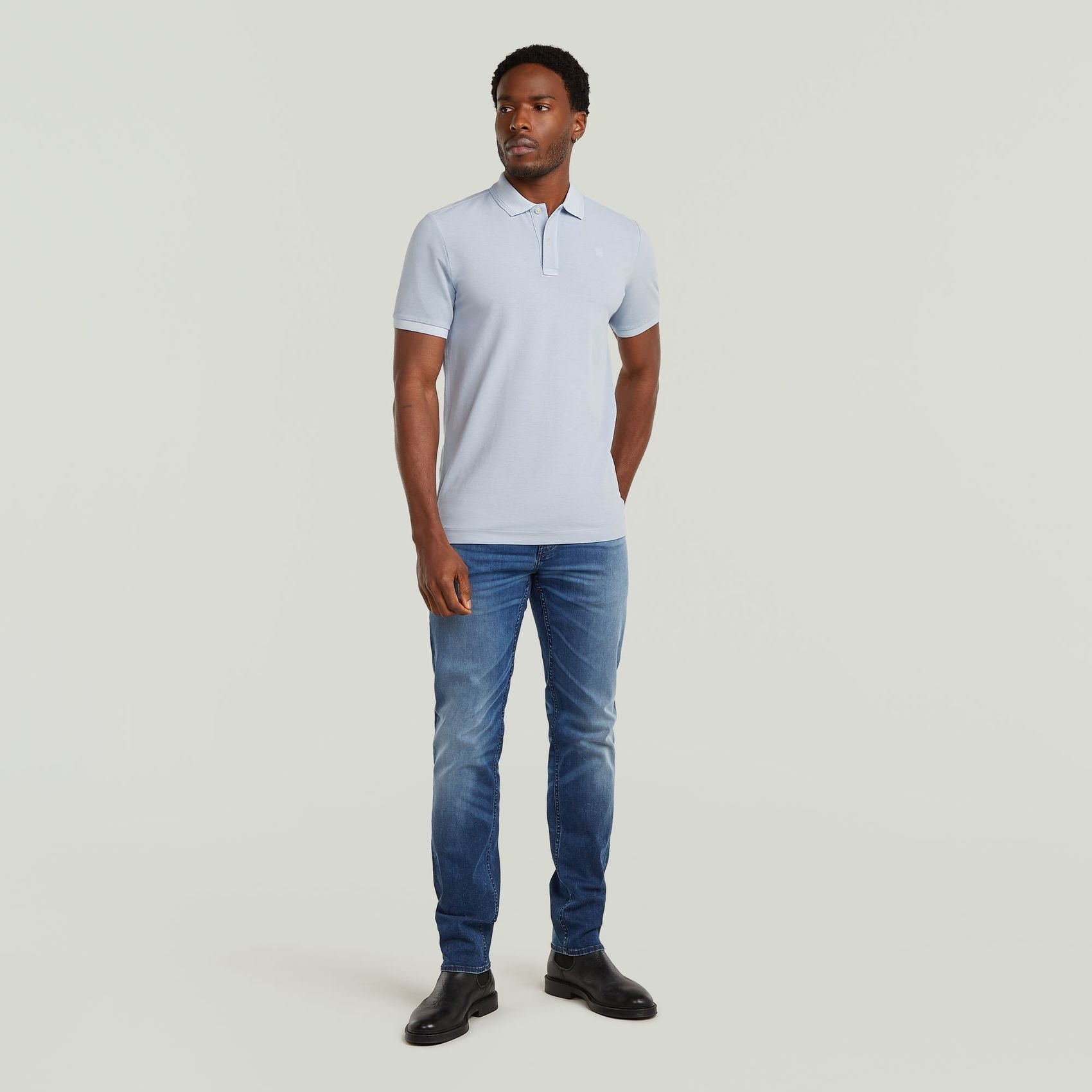 G-STAR Dunda overdyed slim polo s\s