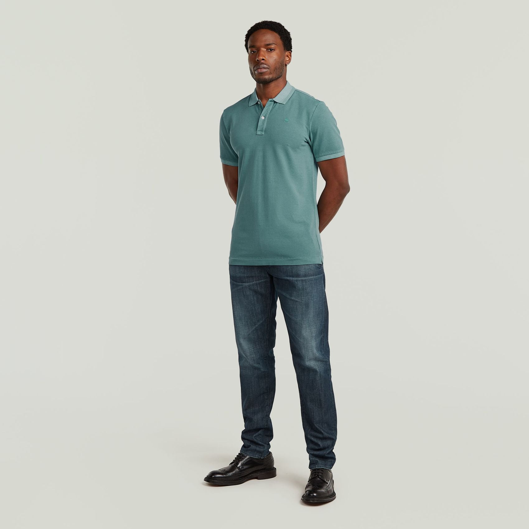 G-STAR Dunda overdyed slim polo s\s