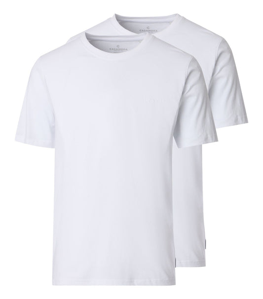 CASA MODA T-Shirt Halbarm Doppelpack 092500