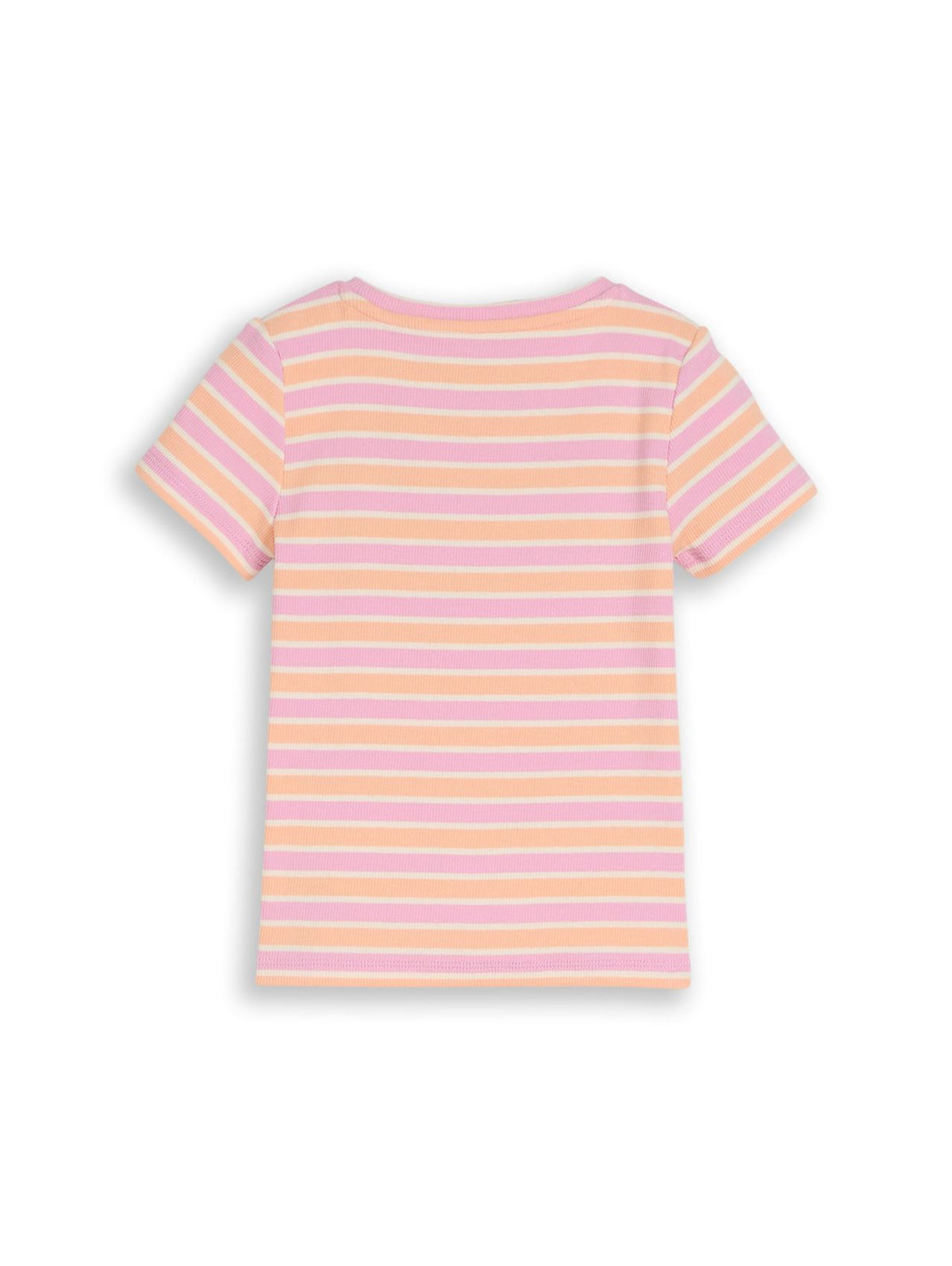 Ripp T-Shirt mit Streifenmuster