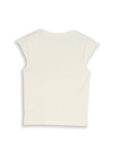 TOM TAILOR Cropped T-Shirt mit Wellkanten