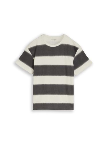 TOM TAILOR Oversize T-Shirt mit Waffelstruktur