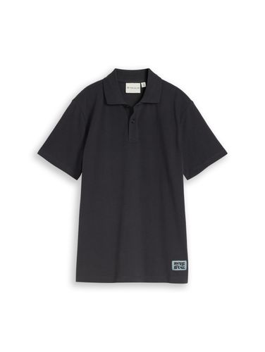 TOM TAILOR Piqué Poloshirt mit Logo-Badge