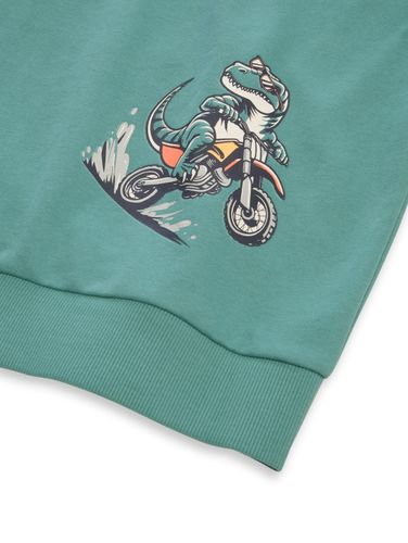 TOM TAILOR Hoodie Sweatshirt mit Rückenprint