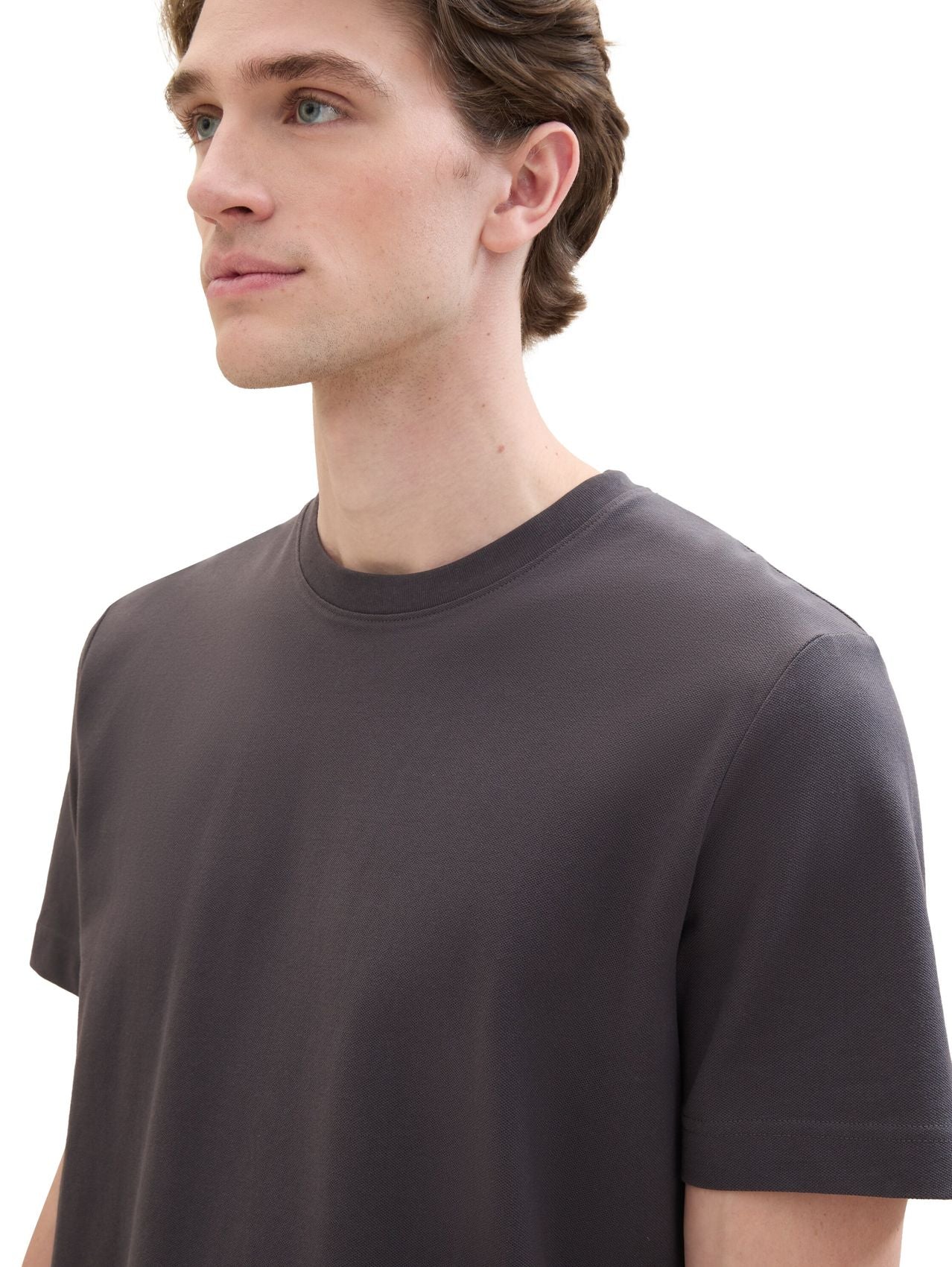 TOM TAILOR Piqué T-Shirt mit Stretch