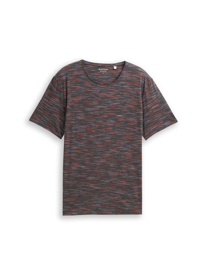 TOM TAILOR T-Shirt in Melange-Optik