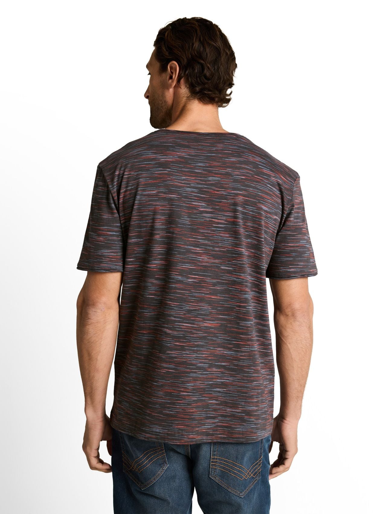 TOM TAILOR T-Shirt in Melange-Optik
