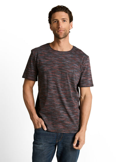 TOM TAILOR T-Shirt in Melange-Optik
