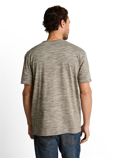 TOM TAILOR T-Shirt in Melange-Optik