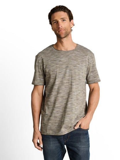TOM TAILOR T-Shirt in Melange-Optik