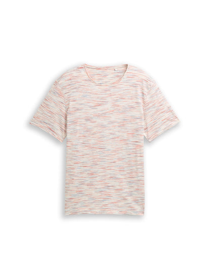 TOM TAILOR T-Shirt in Melange-Optik