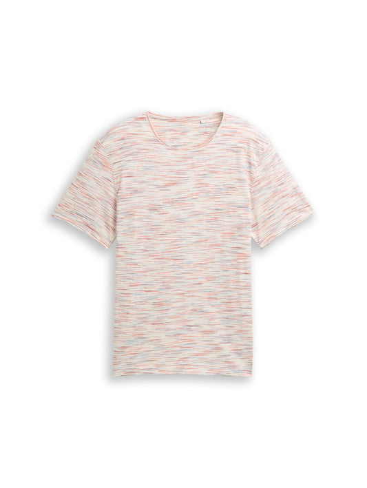 TOM TAILOR T-Shirt in Melange-Optik