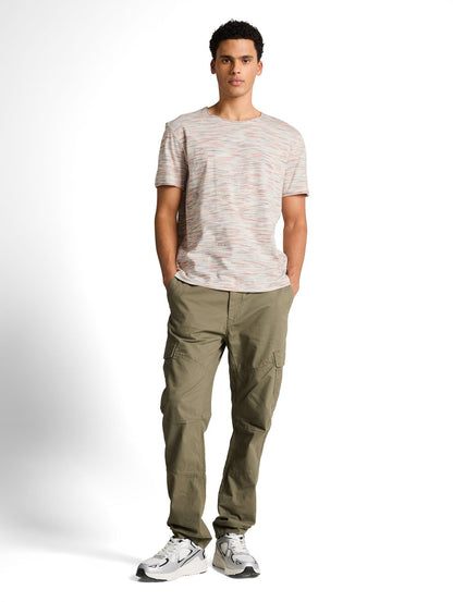 TOM TAILOR T-Shirt in Melange-Optik