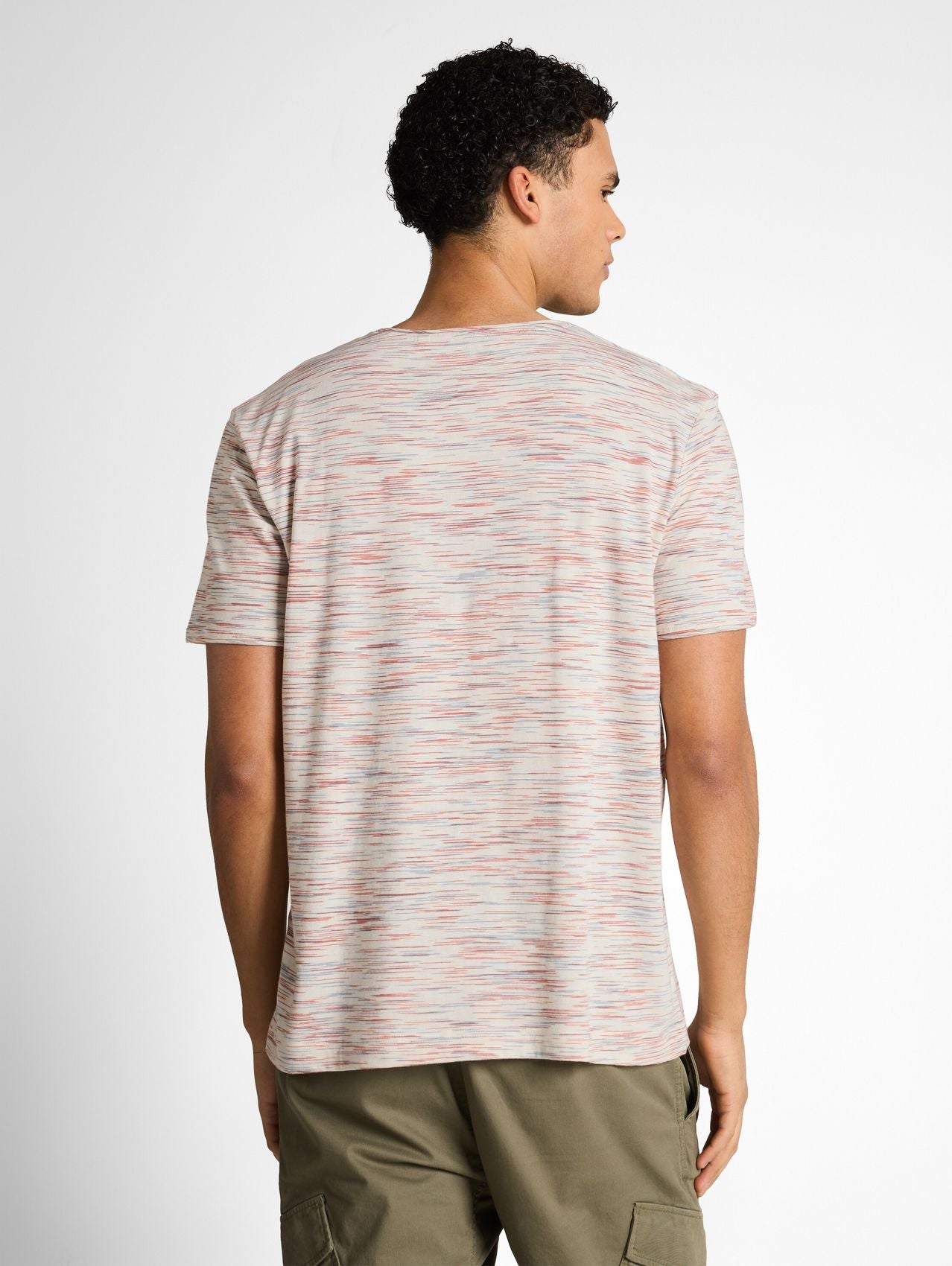 TOM TAILOR T-Shirt in Melange-Optik